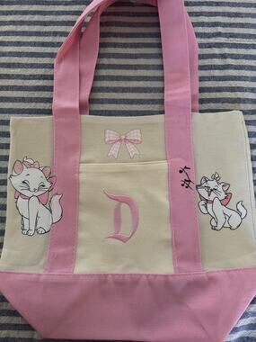 Disney Marie from Aristocats Double Sided Custom Made Mini Tote Bag